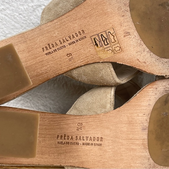 Freda Salvador Adria Slide Sandals Size 8.5 - Picture 13 of 14